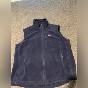 Patagonia Synchilla Men’s Vest (L) - Navy Blue Fleece
